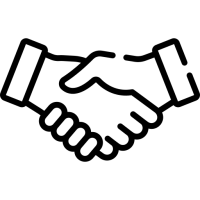pictogramme poignee de mains